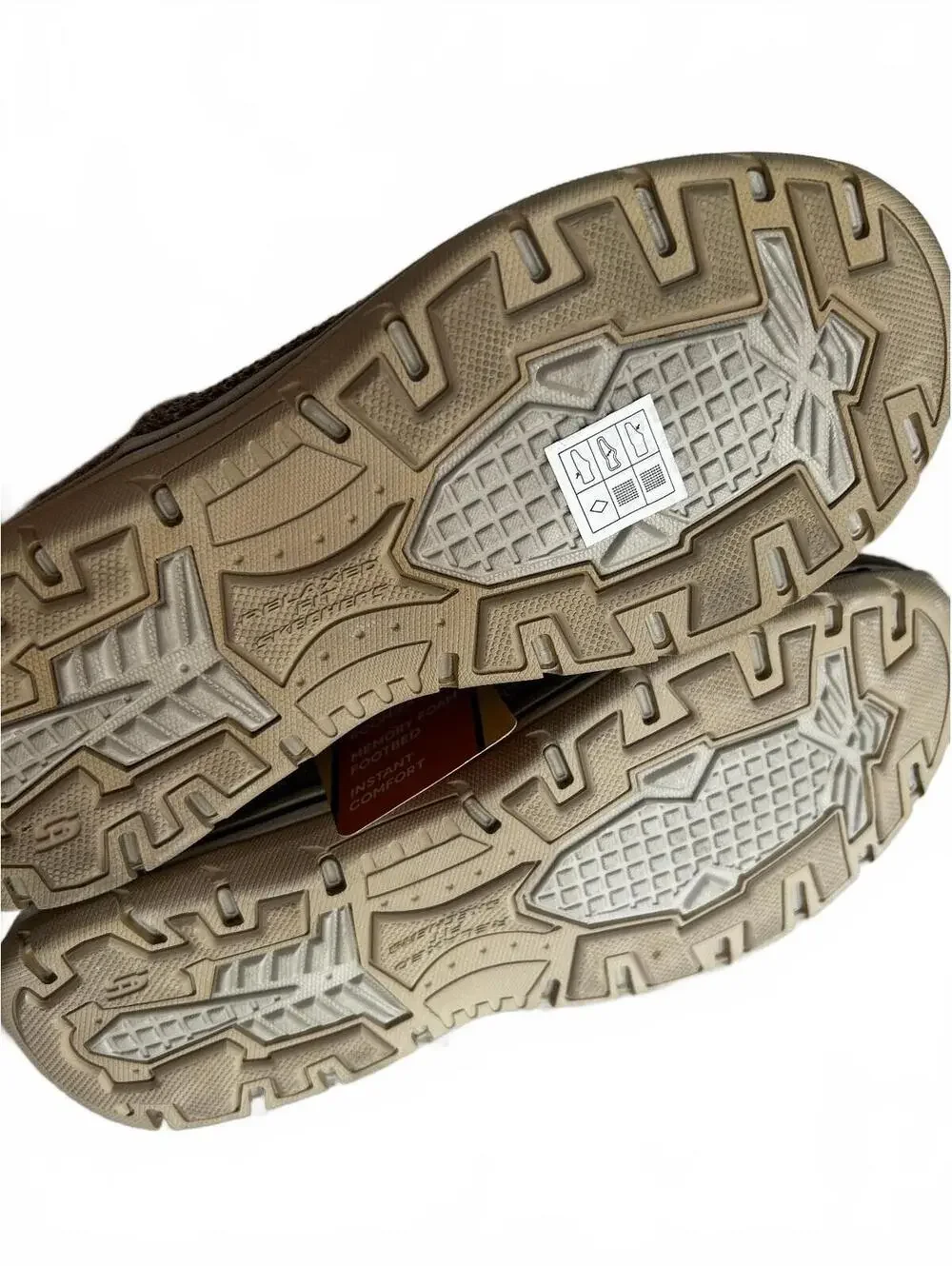 Skechers Expected Gomel Taupe Grey Slip On Men's Size 8 NWT